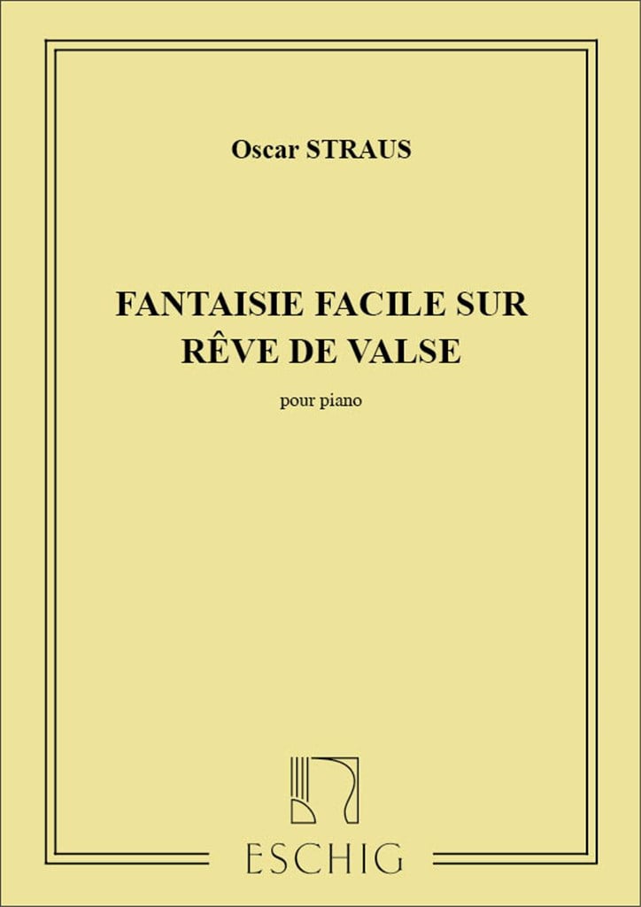 Reve De Valse Simplifiee Piano